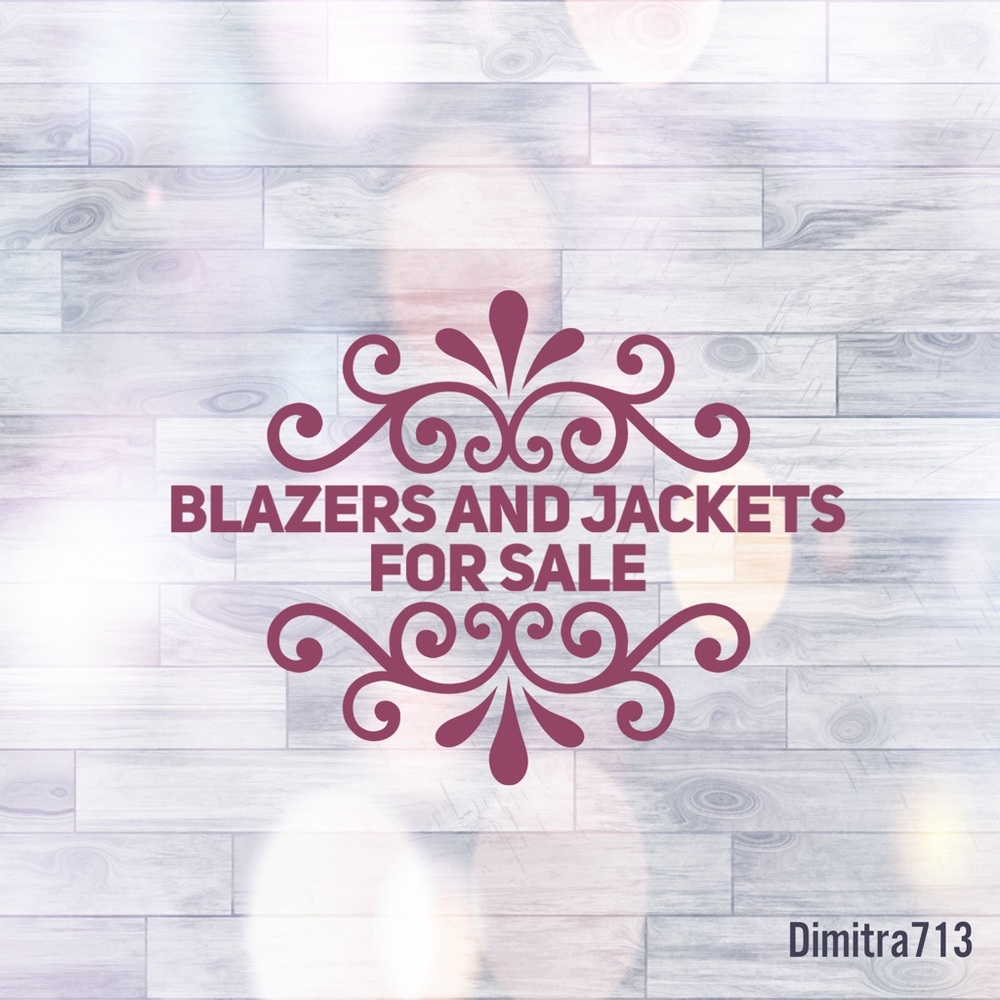 🏵 Blazers and Jackets for Sale 🏵